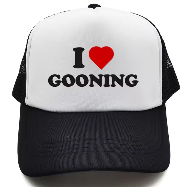 I Love Gooning Meme Cap Black