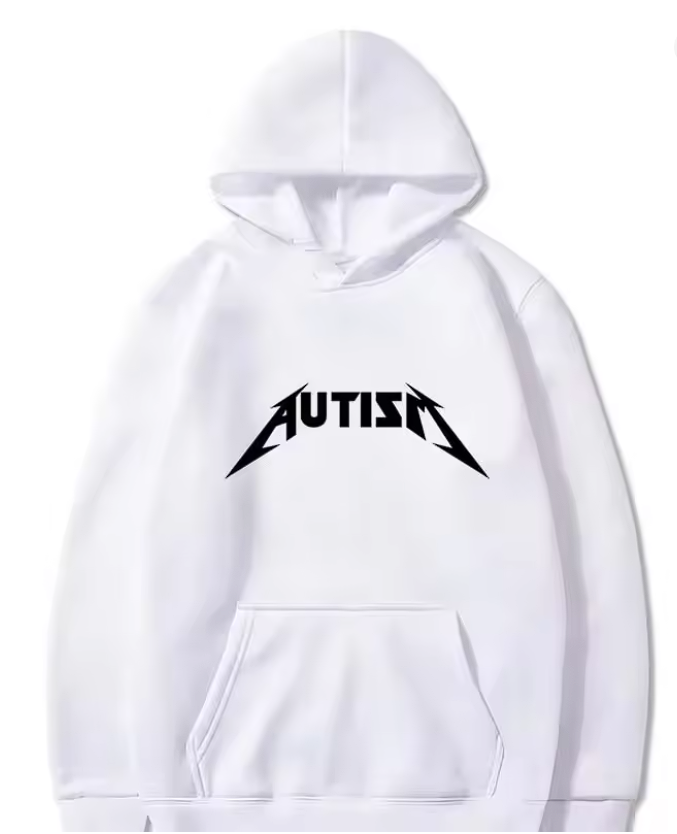 Autism Meme Hoodie White