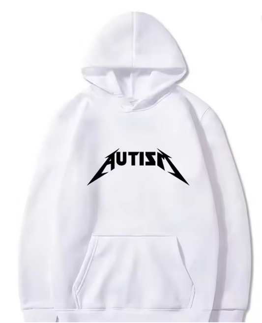 Autism Meme Hoodie White
