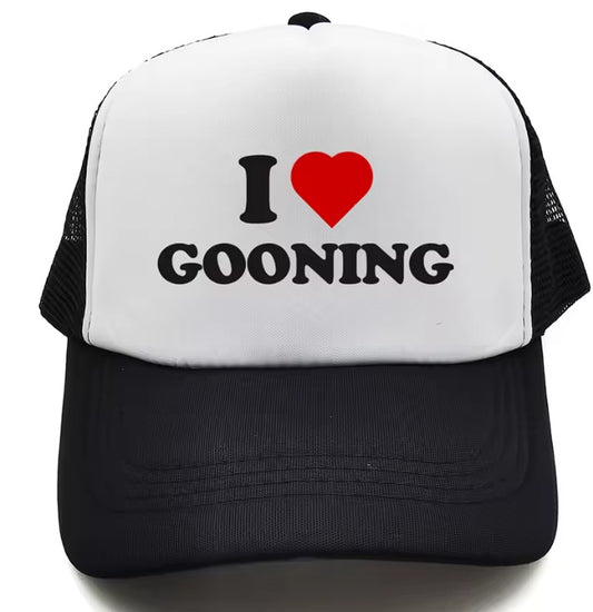 I Love Gooning Meme Cap Black