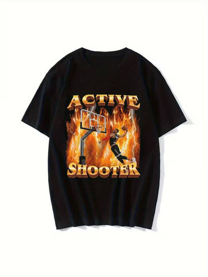 Active Shooter Basketball Meme T-shirt