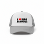 I Love Hot Blondes Meme Cap Grey