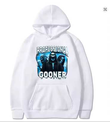Professional Gooner Meme Hoodie White
